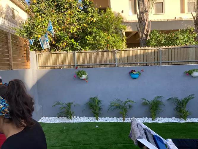 עיצוב גינה בבית פרטי